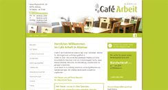 Desktop Screenshot of cafe-arbeit-alzenau.de