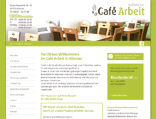 Tablet Screenshot of cafe-arbeit-alzenau.de